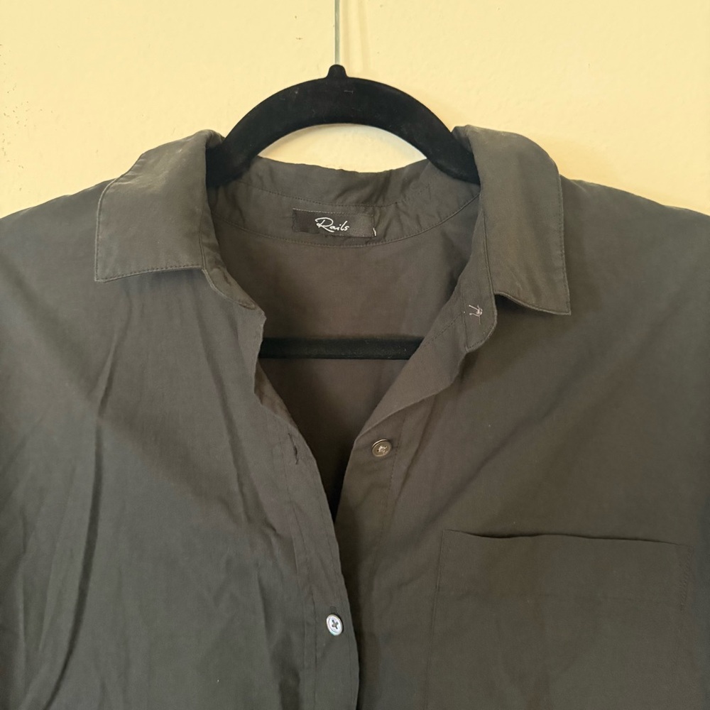 Tails puff sleeve button down - Picture 2 of 4